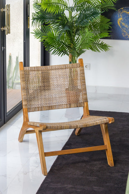 The Catania chair – natural materials, boho furniture handmade in Bali
