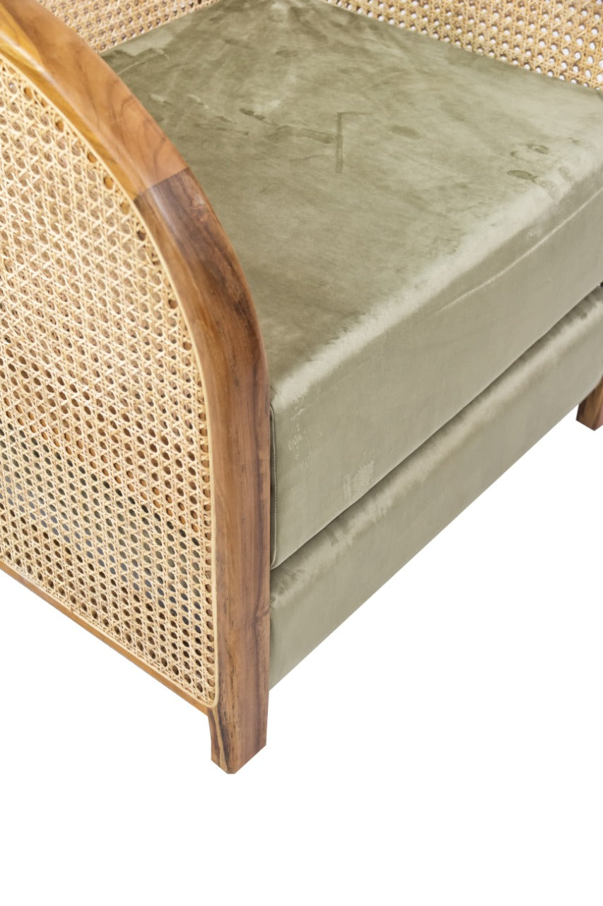 Teak armchair – Istana Arm, natural natural materials in boho style