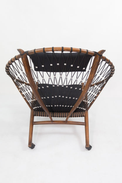 Sveidbag lazy chair in natural materials – boho furniture by BaliSouk