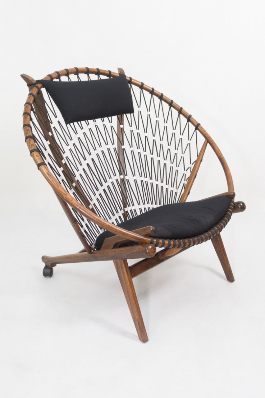 Teak lazy chair – Sveidbag, natural natural materials in boho style