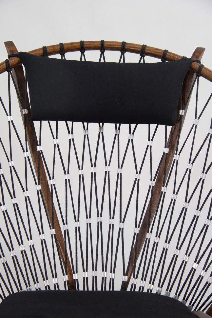 Teak lazy chair Sveidbag – handmade in Bali, boho style
