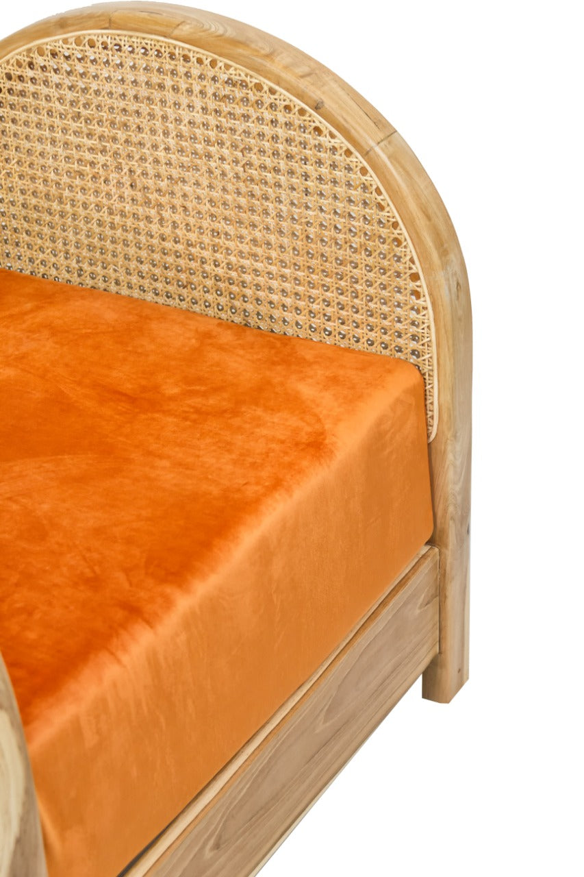 Istana Arm armchair in natural materials – boho furniture by BaliSouk