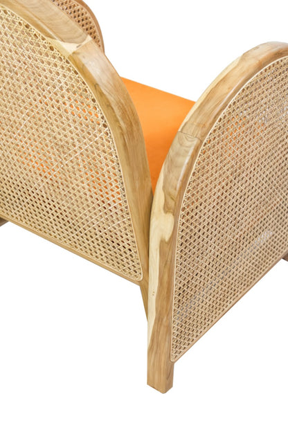 Handcrafted teak armchair – Istana Arm, boho furniture from BaliSouk