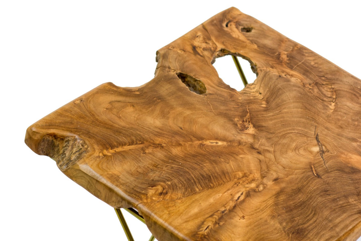 Teak table – Accent, natural natural materials in boho style