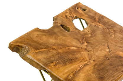 Teak table – Accent, natural natural materials in boho style