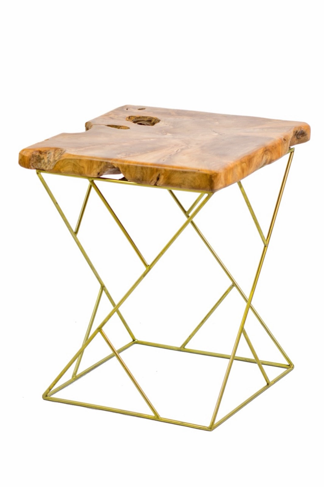 Accent table in natural materials – handmade boho furniture from Bali