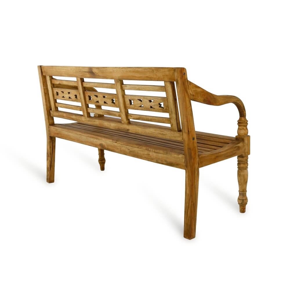 William Bench 3 Seater Without Cushion - Kd