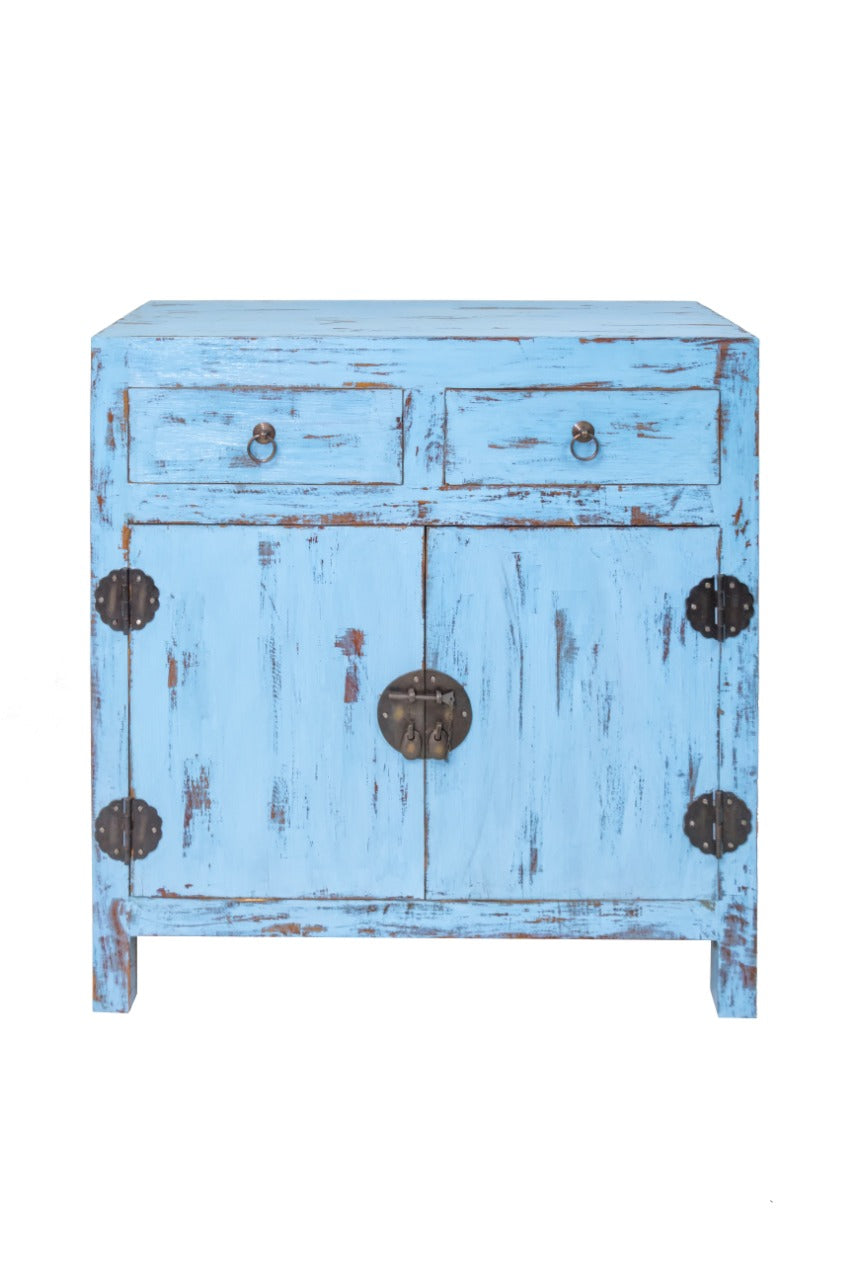 Beijing cabinet, boho furniture handmade by Balinese artisans