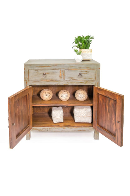 Mahogany cabinet Beijing – boho furniture, handwoven and handmade in Bali
