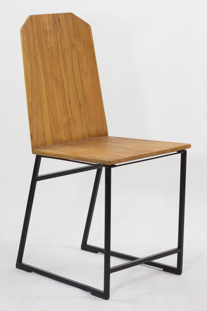 Handmade teak dining chair – the Country, boho furniture made in Bali