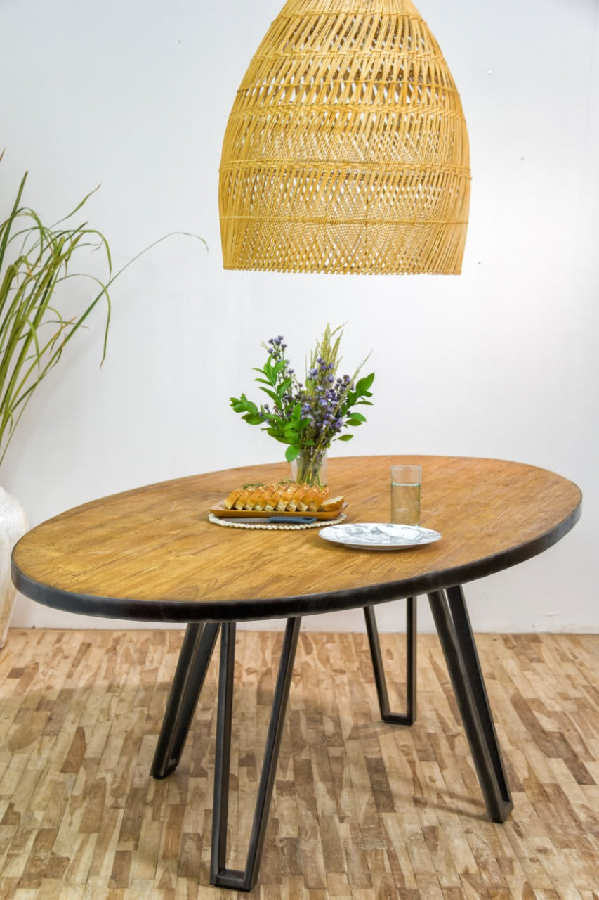 Teak table Country – handmade in Bali, boho style