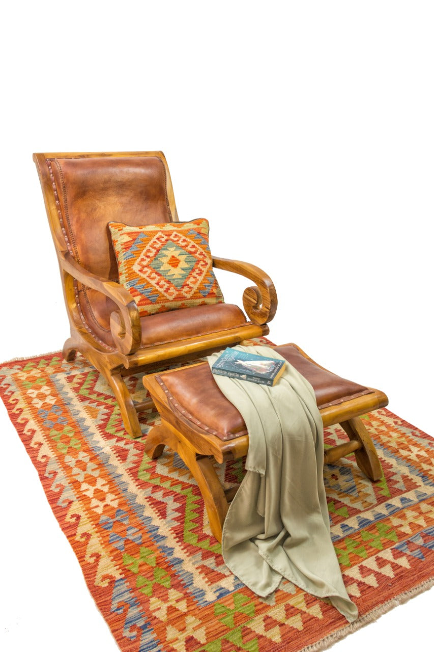 Handmade teak chair – the Bahia, boho furniture made in Bali