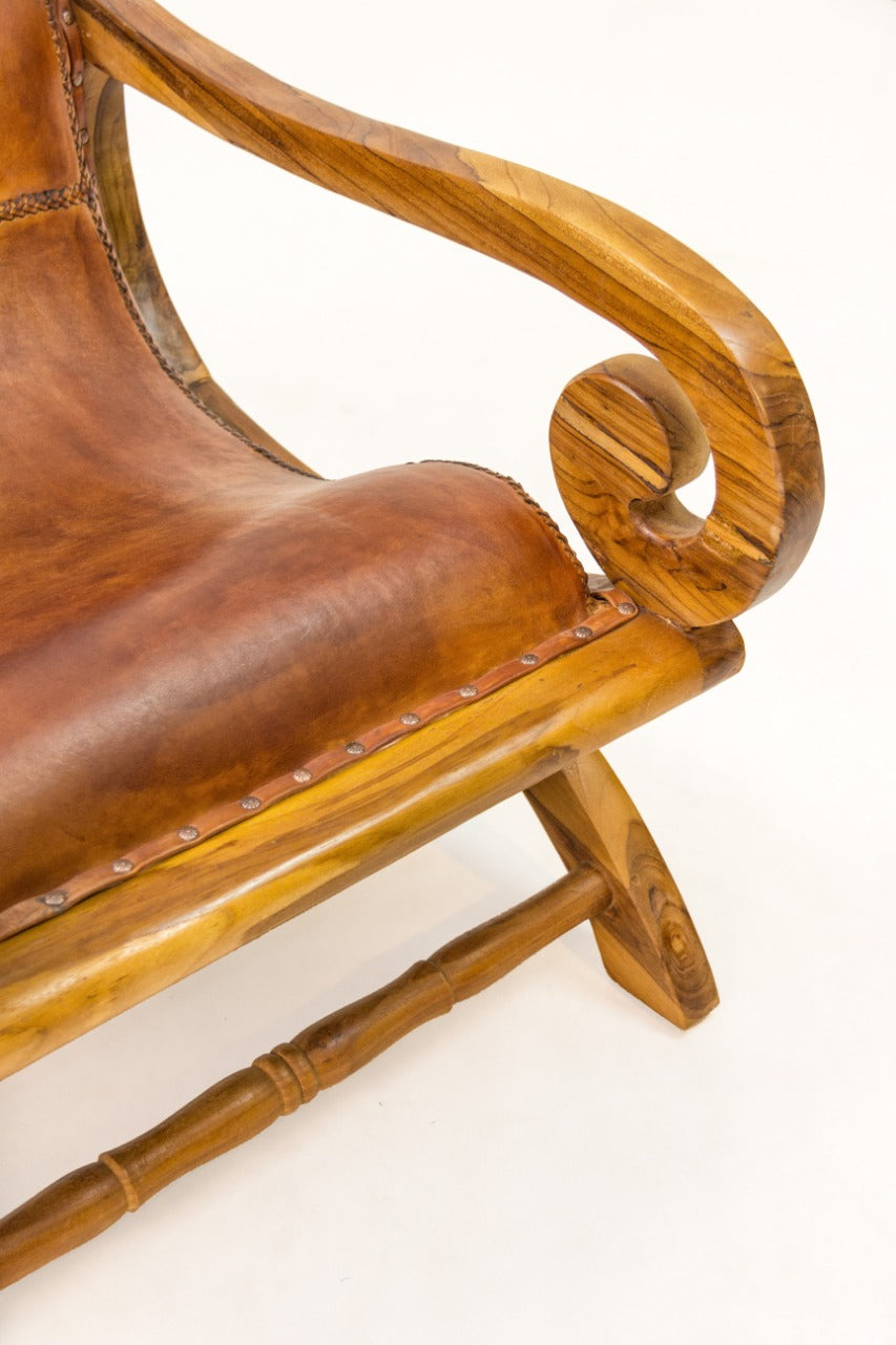 Bahia chair, boho furniture handmade by Balinese artisans