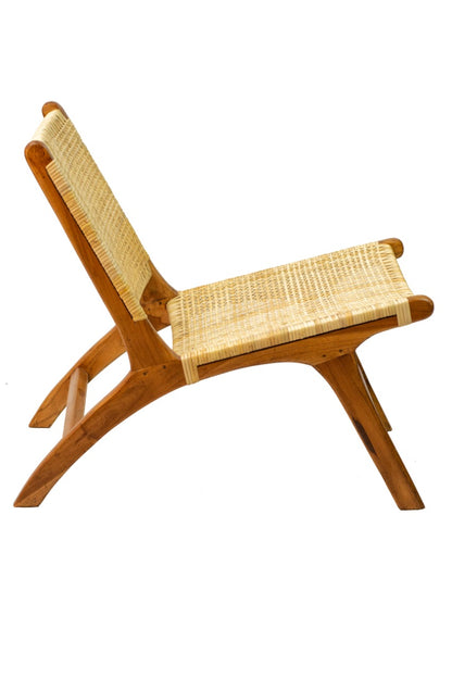 Rattan chair Alex Catania – boho furniture, handwoven and handmade in Bali