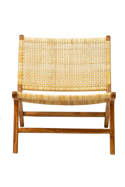 Alex Catania chair in natural materials – boho furniture by BaliSouk