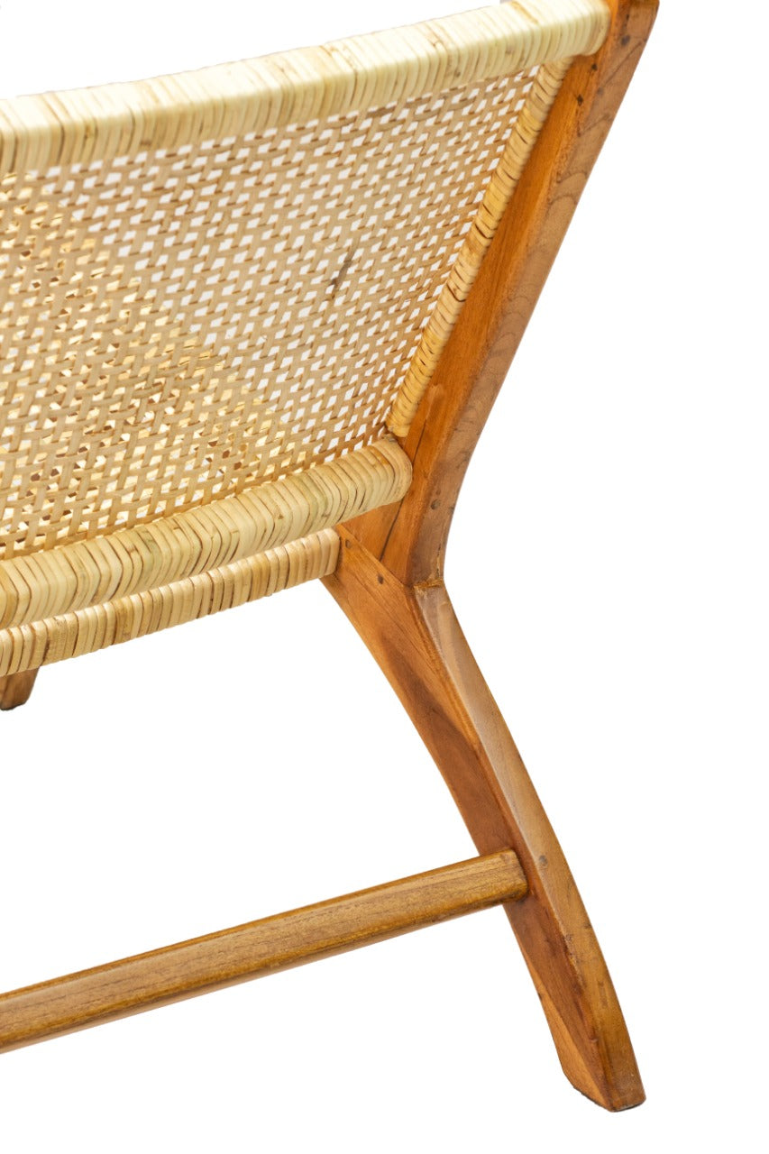 Rattan chair Alex Catania – boho furniture, handwoven and handmade in Bali