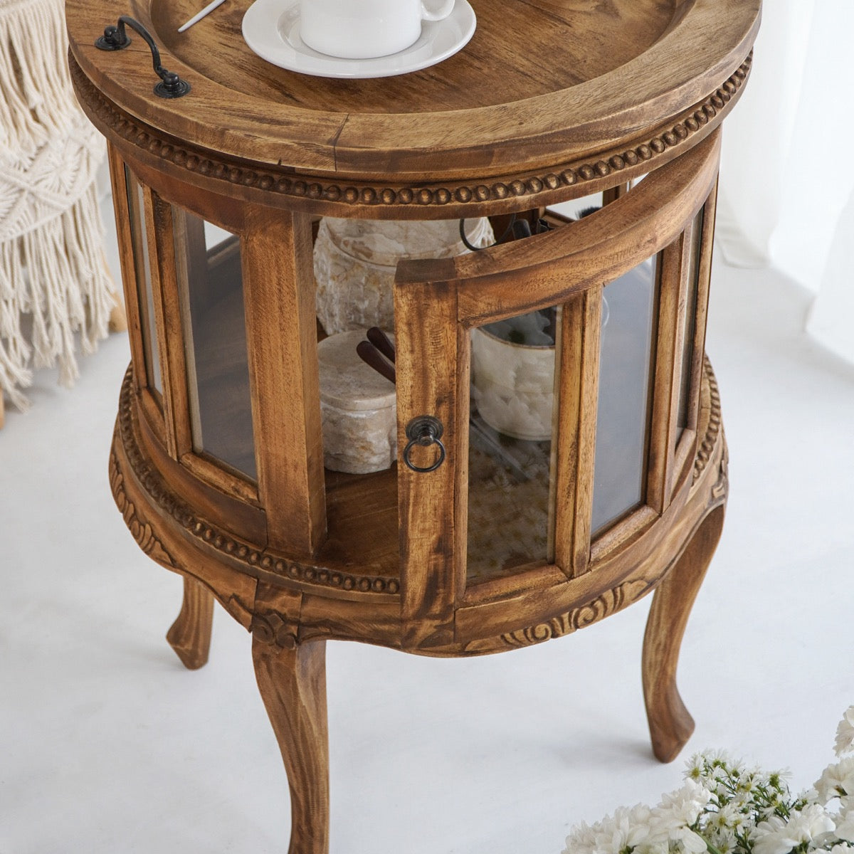La Coruna Round - Tea Cabinet