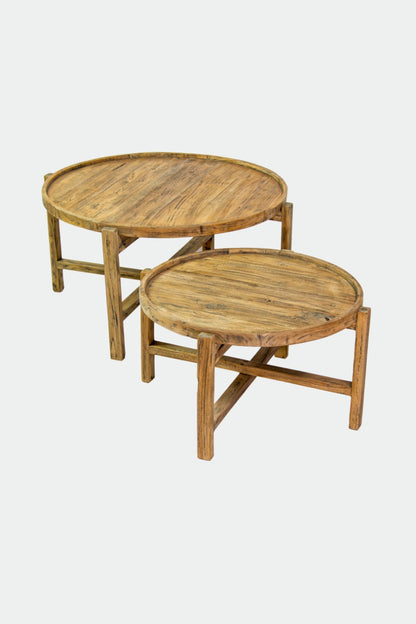 Teak coffee table – Evosmos, natural natural materials in boho style