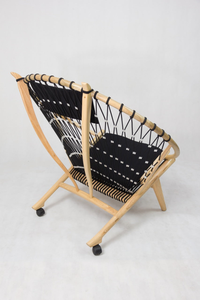 Sveidbag lazy chair in natural materials – boho furniture by BaliSouk