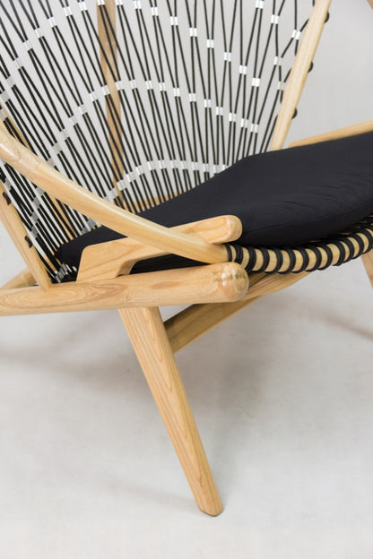 Sveidbag lazy chair, boho furniture handmade by Balinese artisans