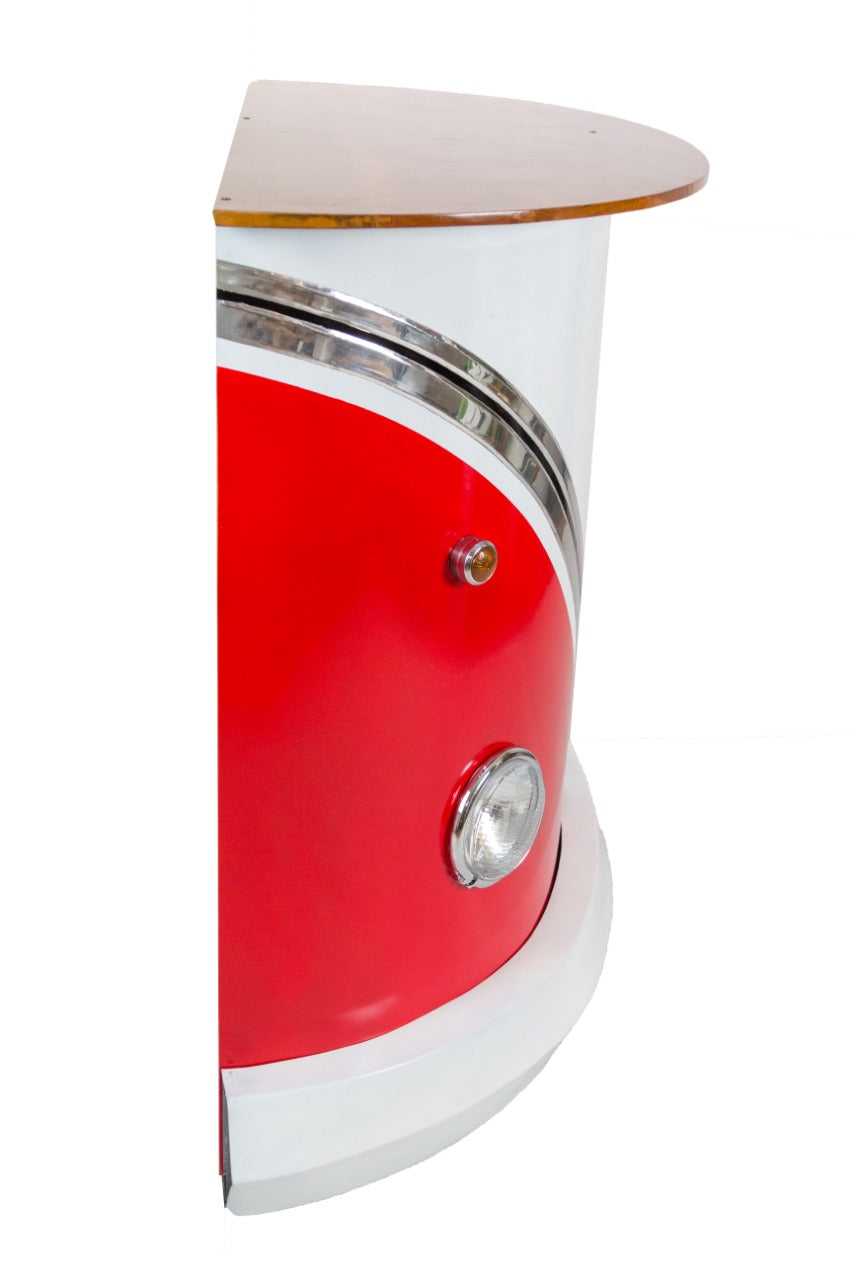 VW Red bar table by BaliSouk – boho furniture made in Bali