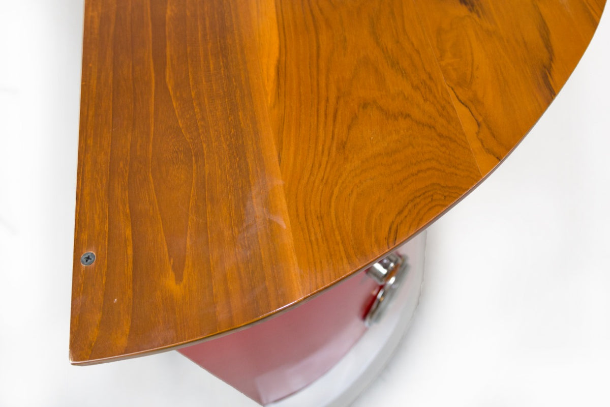 Teak bar table VW Red – handmade in Bali, boho style