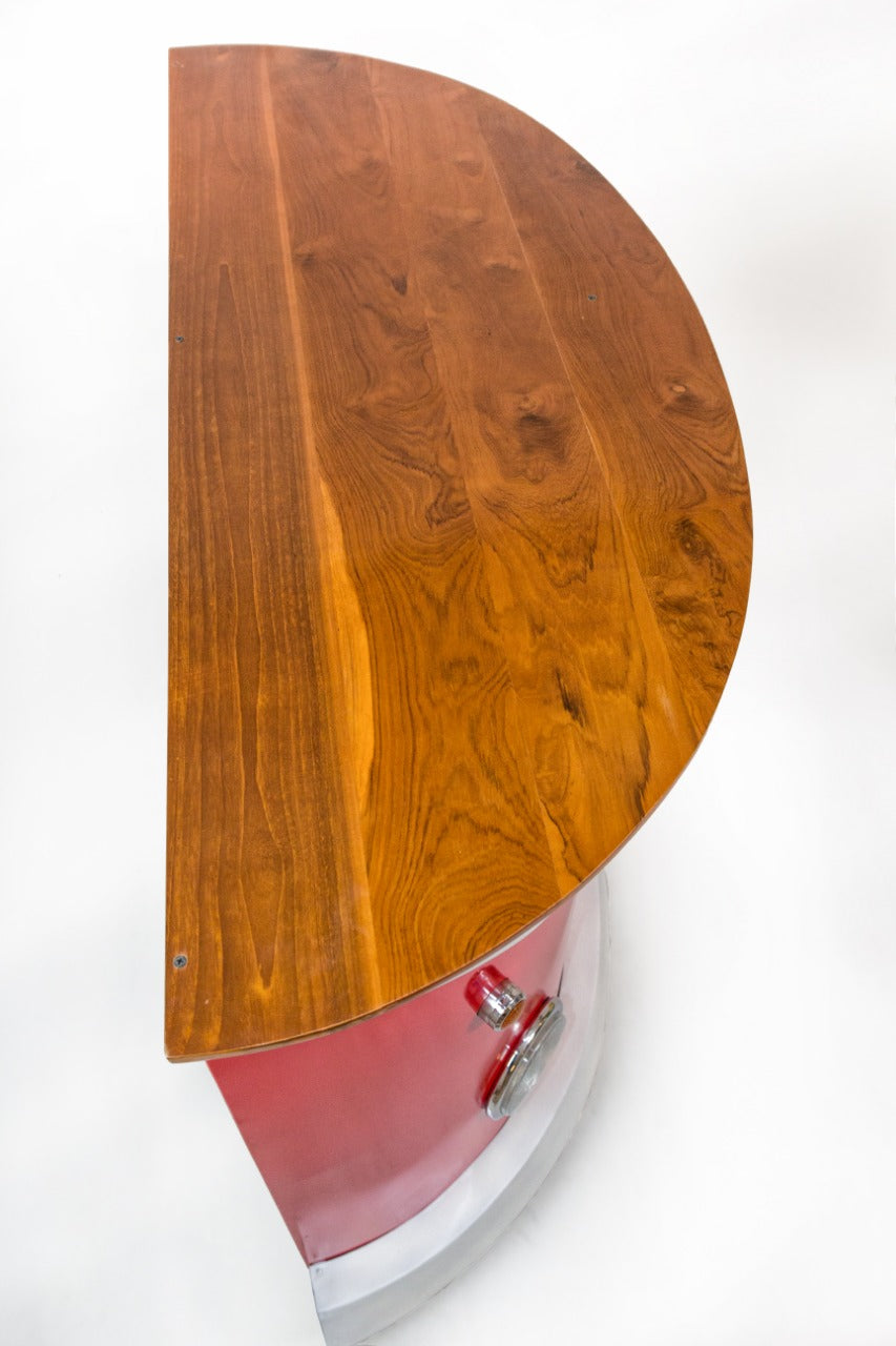VW Red bar table by BaliSouk – boho furniture made in Bali