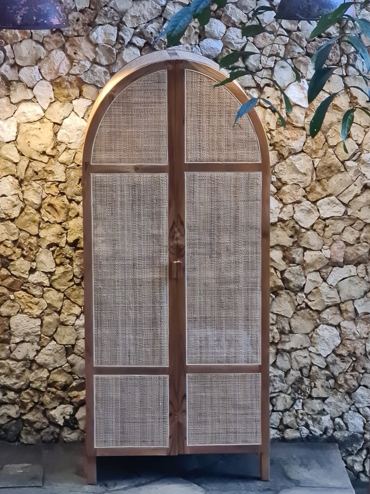Teak wardrobe Chapung Eiffel – boho furniture handcrafted in Bali by BaliSouk
