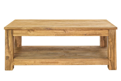 Teak coffee table Riri – handmade in Bali, boho style