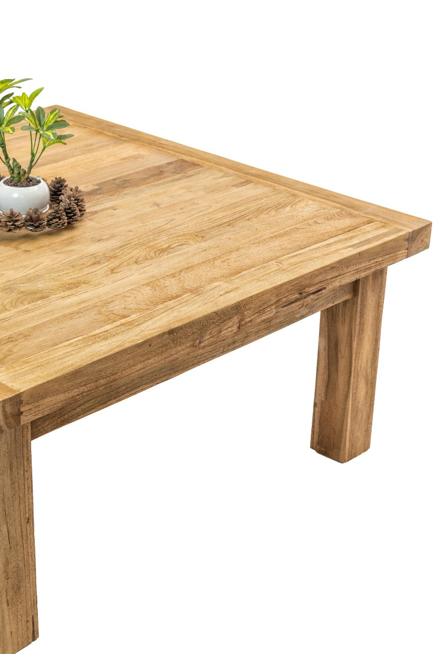 Teak coffee table – Riri, natural natural materials in boho style