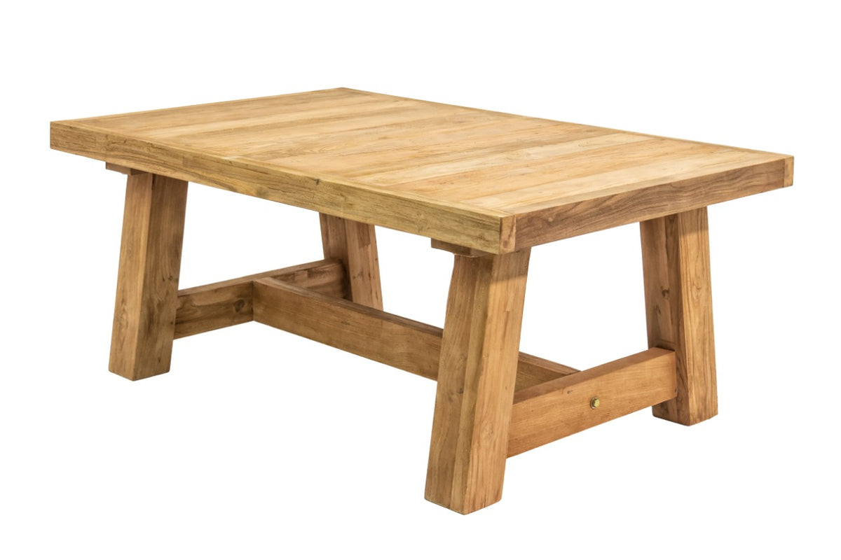 Riri coffee table, boho furniture handmade by Balinese artisans