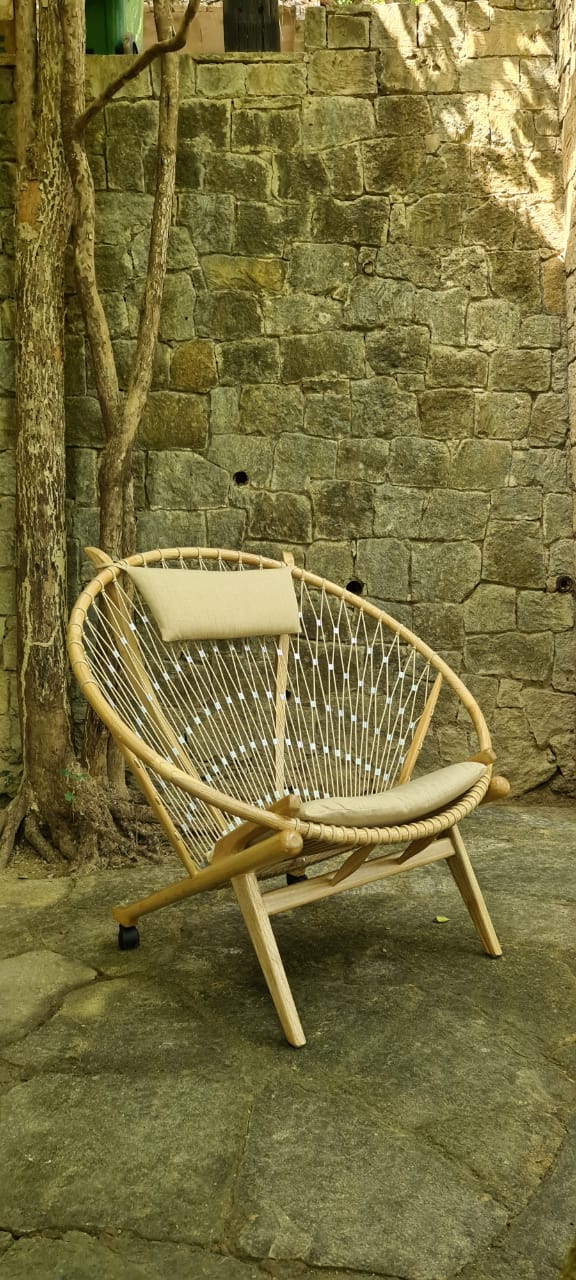 Sveidbag lazy chair, boho furniture handmade by Balinese artisans