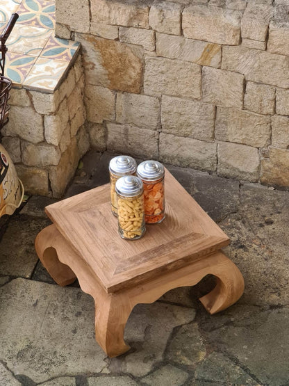 Recycled teak coffee table Opium – handmade in Bali, boho style