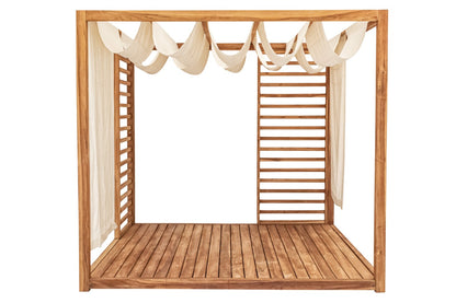 Teak daybed – Casablanca Including, natural natural materials in boho style