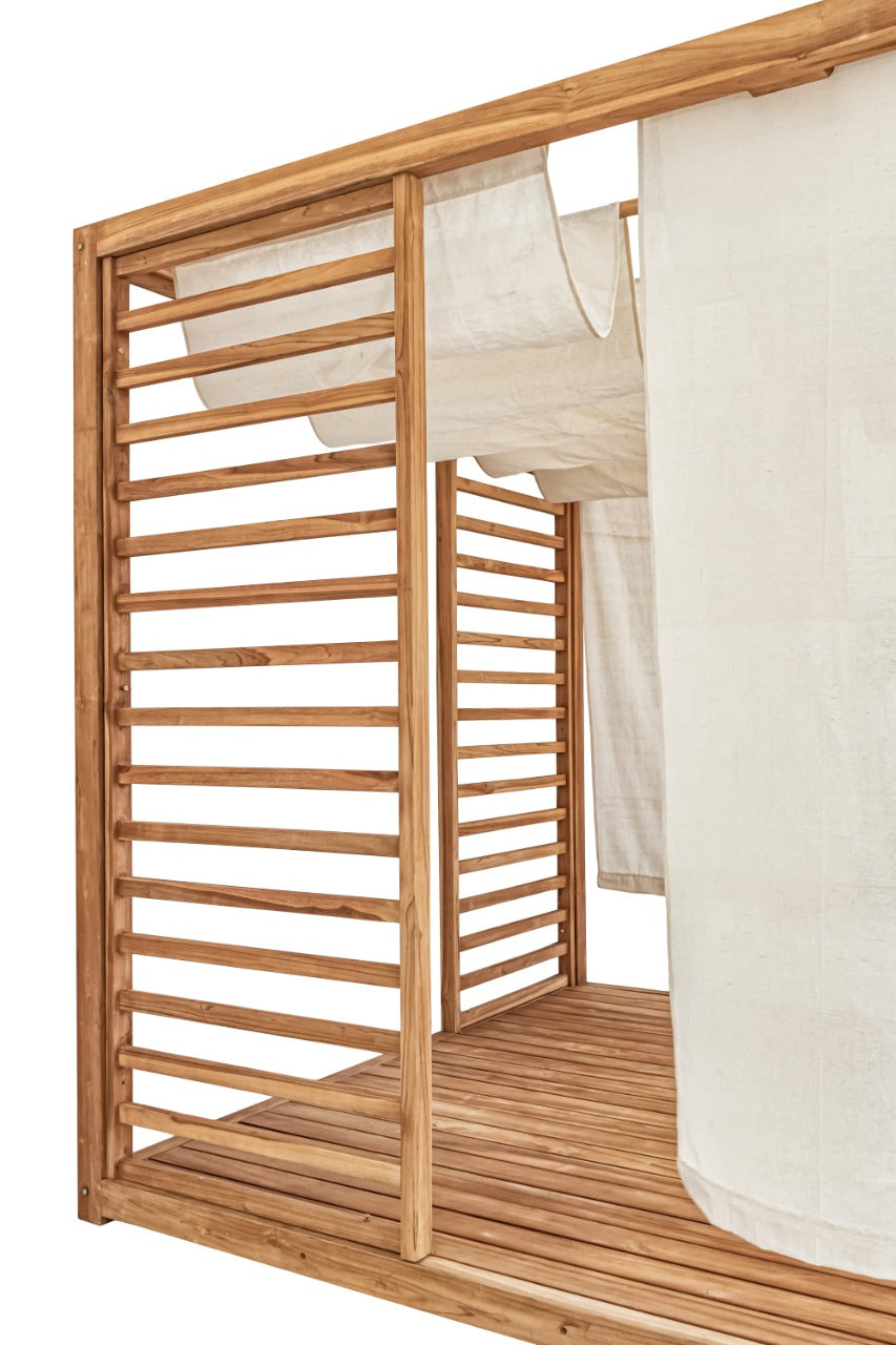Teak daybed Casablanca Including – handmade in Bali, boho style