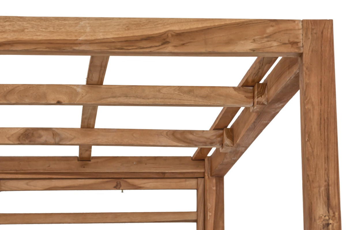 Teak daybed Casablanca Including – boho furniture, handwoven and handmade in Bali