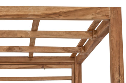 Teak daybed Casablanca Including – boho furniture, handwoven and handmade in Bali