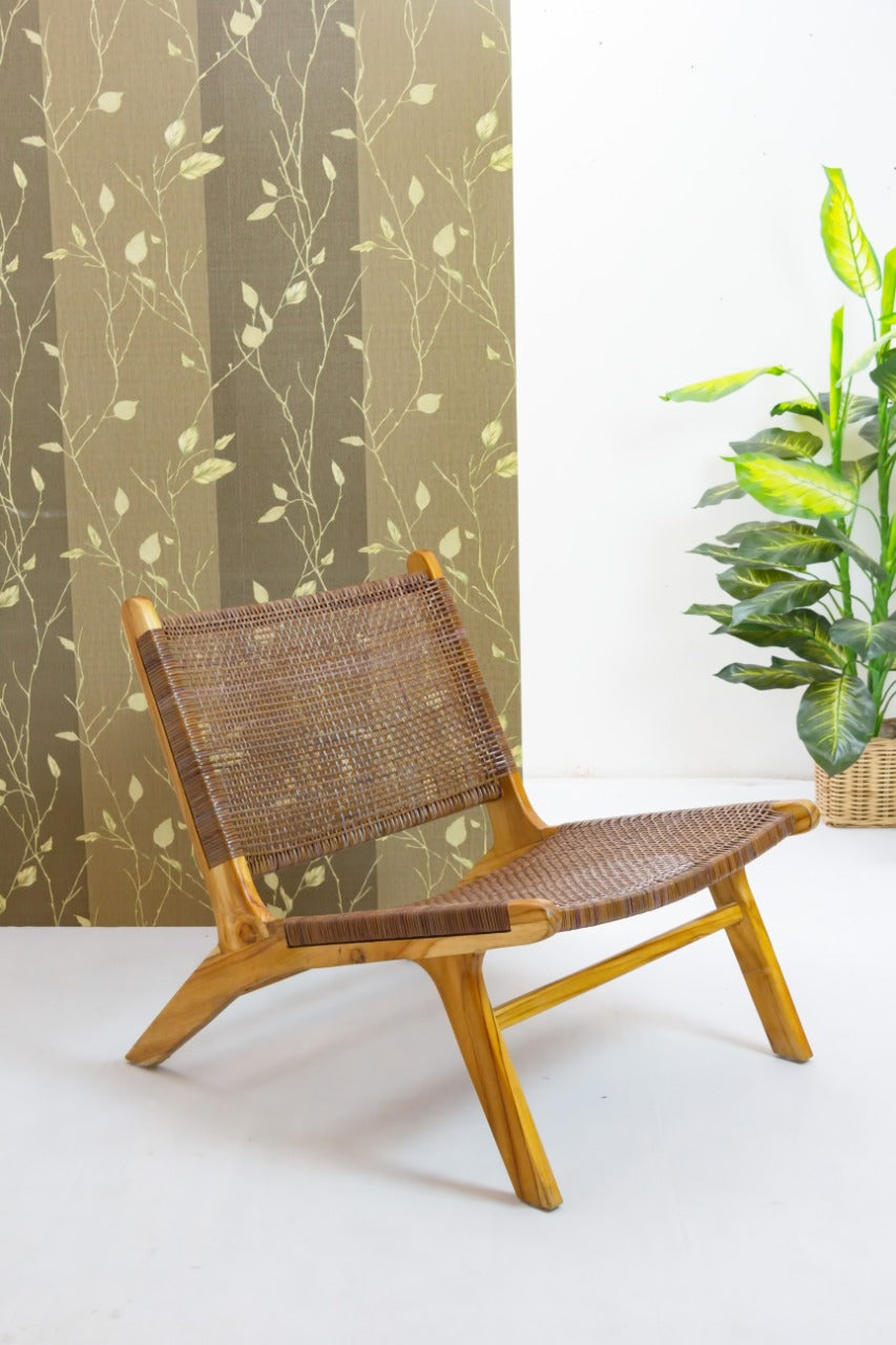 Handcrafted rattan chair – Catania, boho furniture from BaliSouk