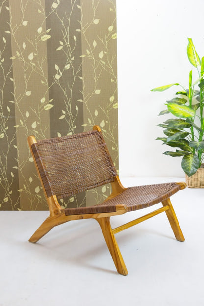 Handcrafted rattan chair – Catania, boho furniture from BaliSouk
