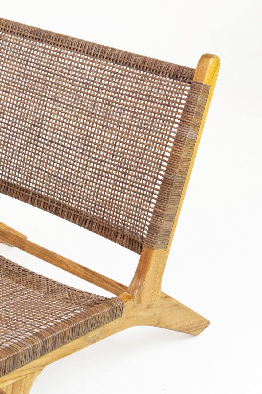 Rattan chair Catania – handmade in Bali, boho style