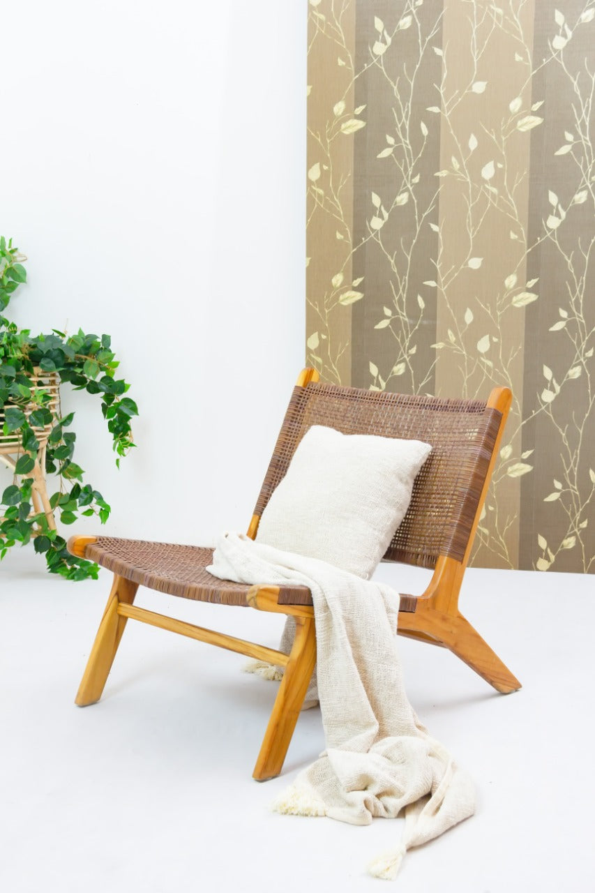 Rattan chair Catania – boho furniture, handwoven and handmade in Bali