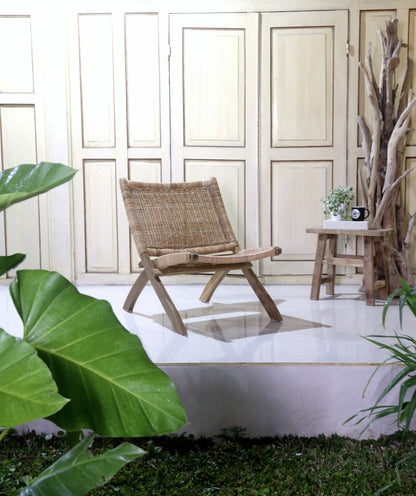 Rattan chair Catania – boho furniture, handwoven and handmade in Bali