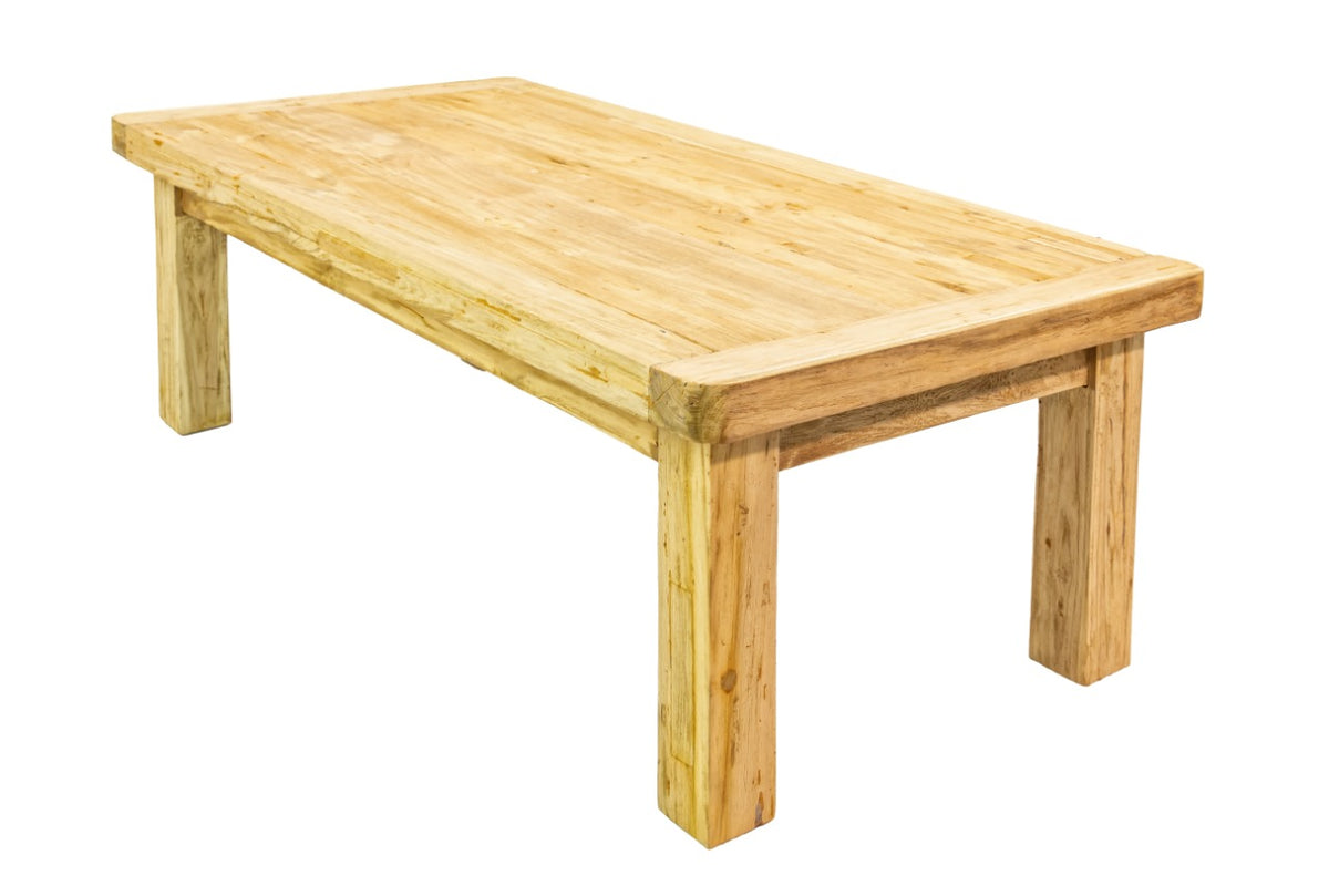 Handcrafted teak coffee table – Riri, boho furniture from BaliSouk