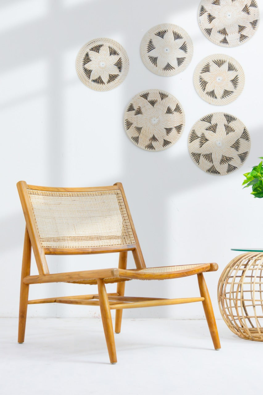 Jovina lazy chair in natural materials – boho furniture by BaliSouk