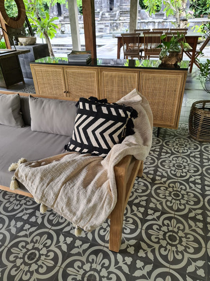 Teak sofa – Vary – boho furniture handmade in Bali by BaliSouk
