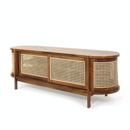 Teak cabinet – Angel, natural natural materials in boho style
