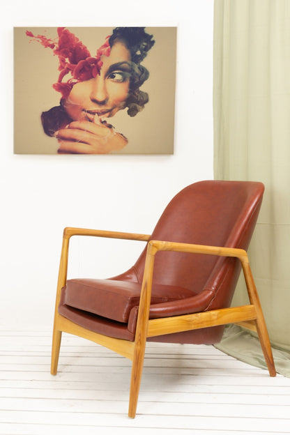 Carsten Arm armchair in natural materials – boho furniture by BaliSouk