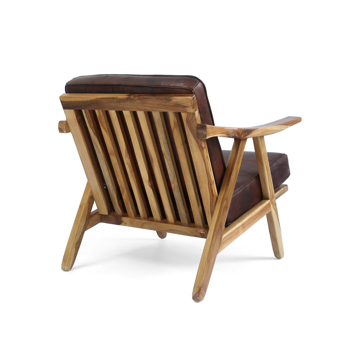 Teak armchair Panampu Arm – handmade in Bali, boho style