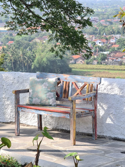Criscross bench by BaliSouk – boho furniture made in Bali