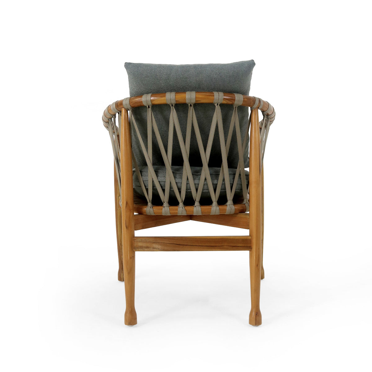 Handcrafted teak armchair – Loleza Arm, boho furniture from BaliSouk